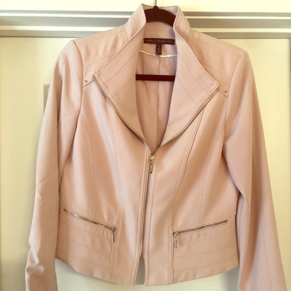 White House/Black Market Blush Blazer